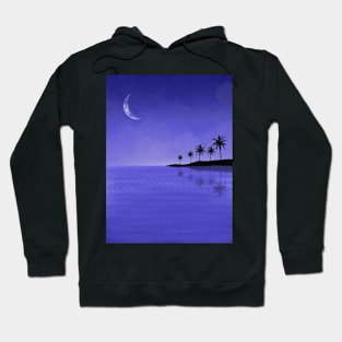 Moonlight and reflections Hoodie